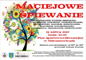 Maciejowe śpiewanie 2017