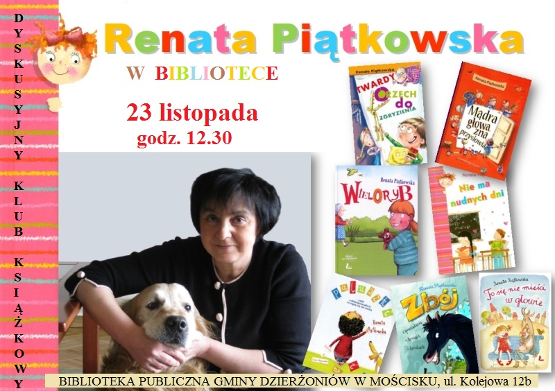 Więcej o: Spotkanie z Renatą Piątkowską!!!